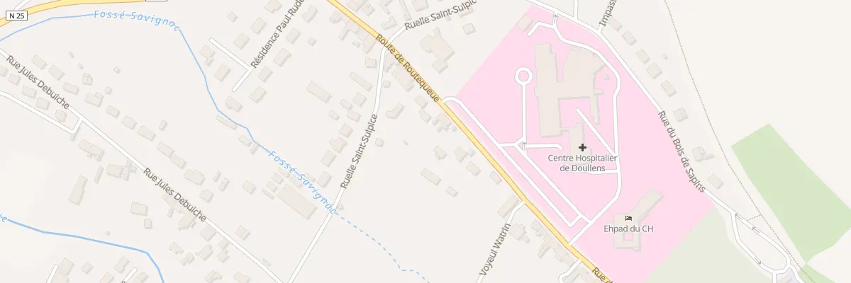 Plan du 53 Rue de Routequeue à Doullens