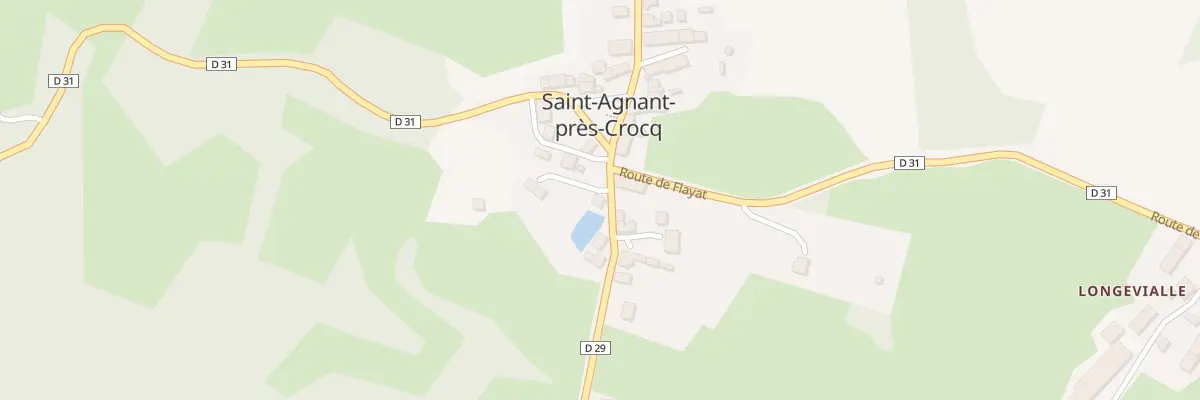 Plan du 4 Rte de Saint Michel à Saint-Agnant-près-Crocq