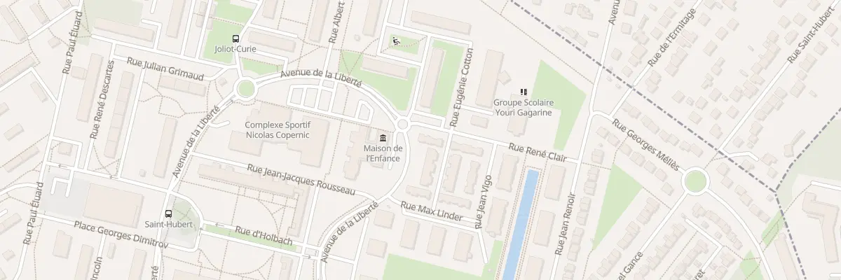 Plan du 2 Rue Rene Clair à Sainte-Geneviève-des-Bois