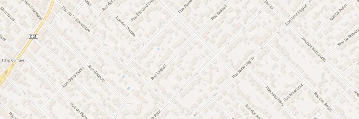 Plan du 16 Rue Raspail à Savigny-sur-Orge