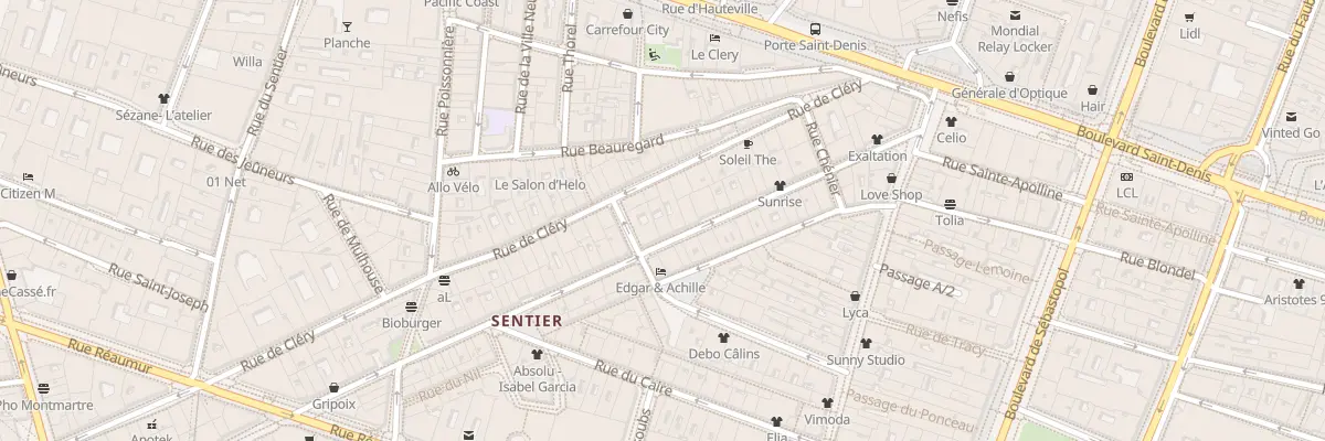 Plan du 117 Rue d’Aboukir à Paris 2e Arrondissement