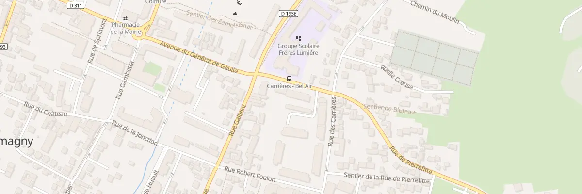 Plan du 6 Rue de Pierrefitte à Montmagny