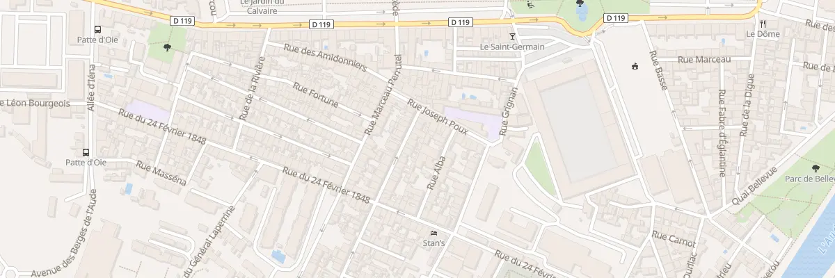 Plan du 48 Rue des Rames à Carcassonne