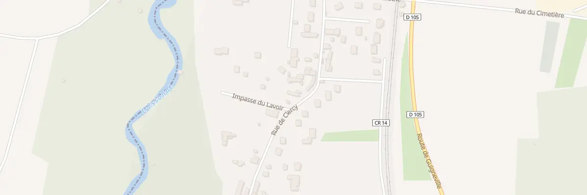 Plan du 20 Rue de Clercy à Guigneville-sur-Essonne