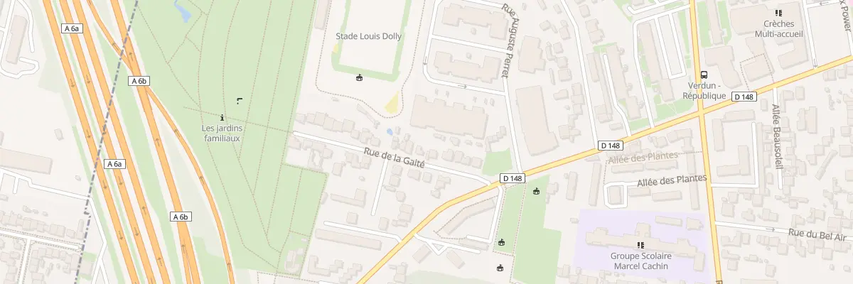 Plan du 14 Rue de la Gaité à Villejuif