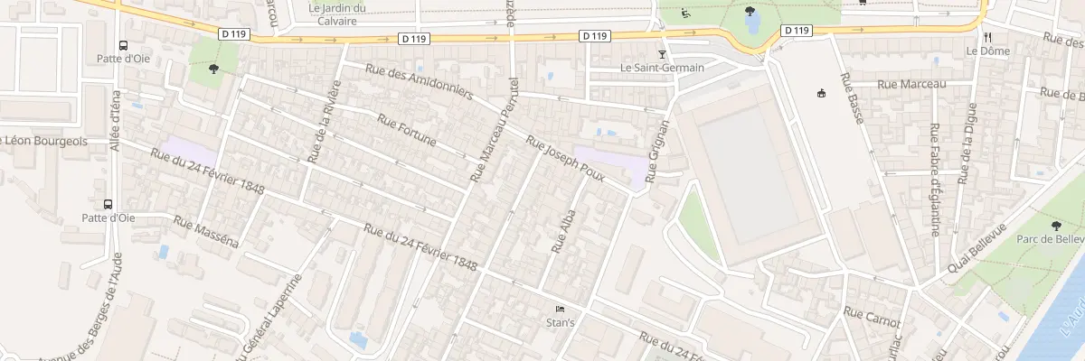 Plan du 50 Rue des Rames à Carcassonne
