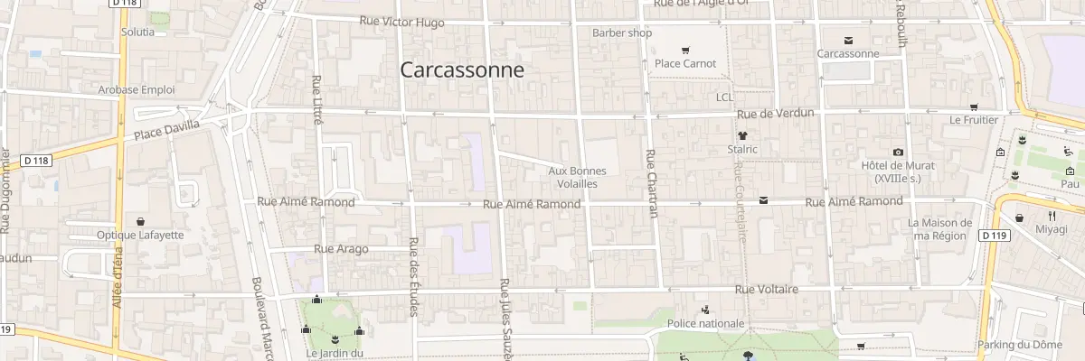 Plan du 1 Rle des Boulangers à Carcassonne