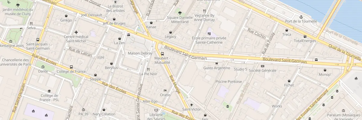 Plan du 41 Bd Saint-Germain à Paris 5e Arrondissement