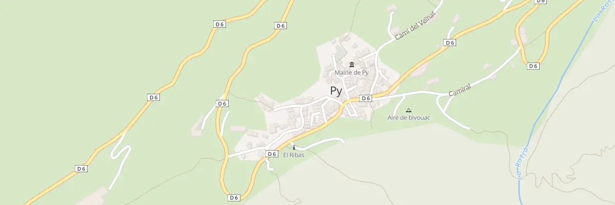 Plan du 6 Cae de Manore à Py