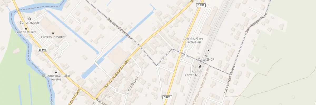 Plan du 2 Rte de Corbeil à Baulne