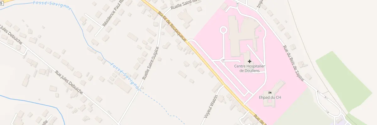 Plan du 57 Rue de Routequeue à Doullens