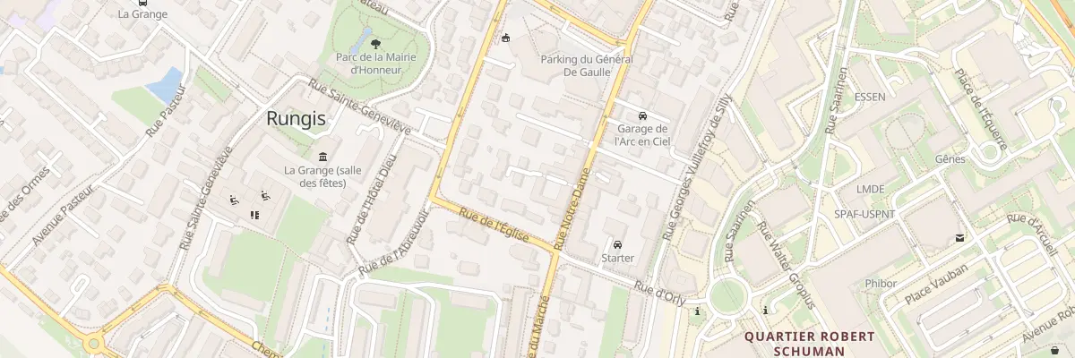 Plan du 30 Rue Notre-dame à Rungis