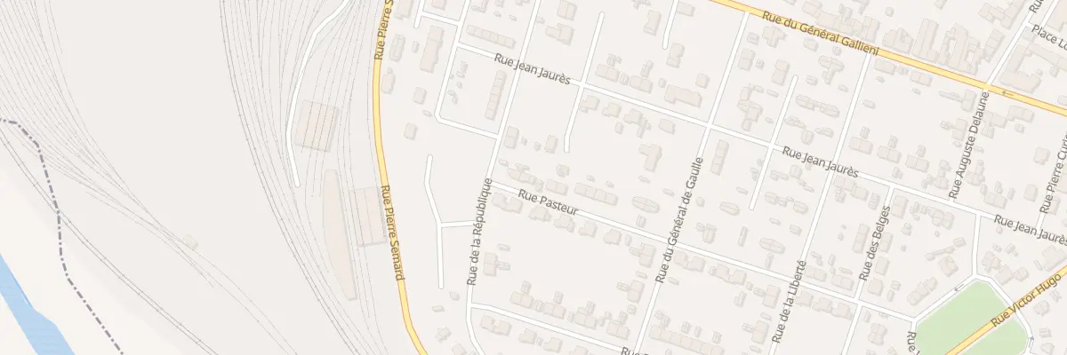 Plan du 117 Rue Pasteur à Longueau
