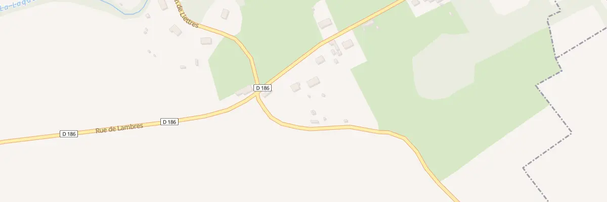 Plan du 10 Rue de Lambres à Liettres