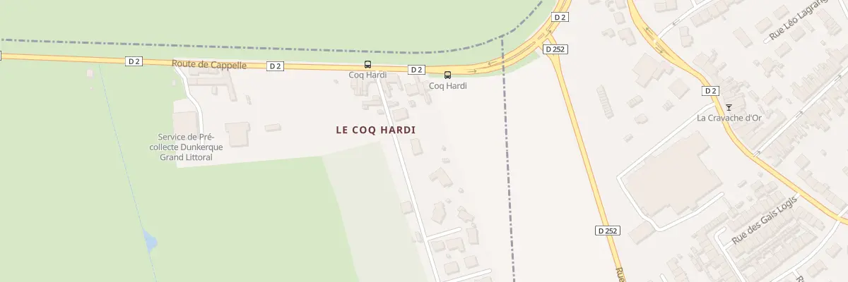 Plan du 1B Rue du Coq Hardi à Armbouts-Cappel