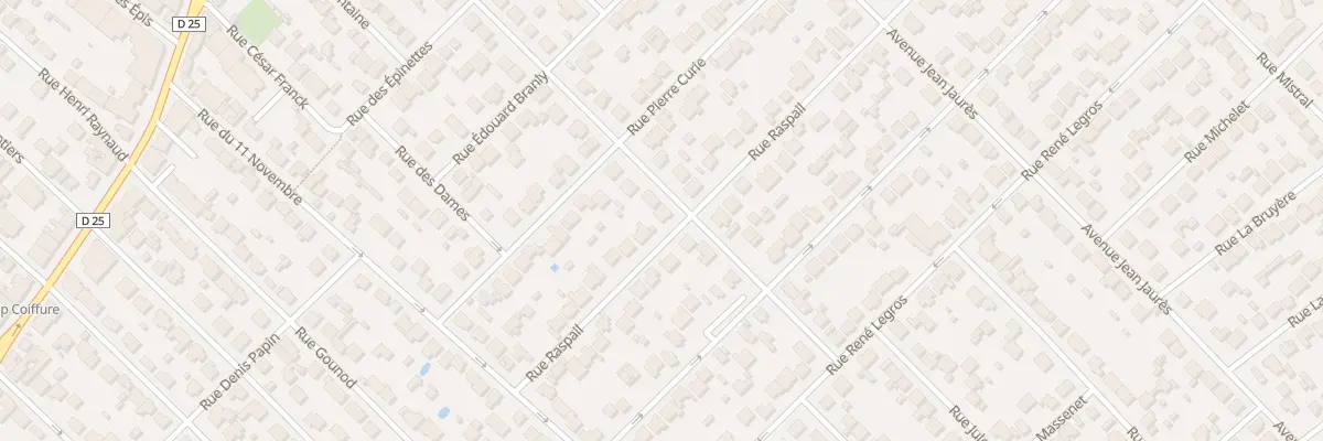 Plan du 23 Rue Raspail à Savigny-sur-Orge