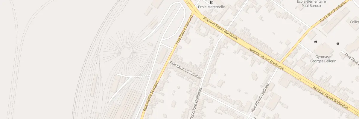 Plan du 1 Rue Laurent Catelas à Longueau