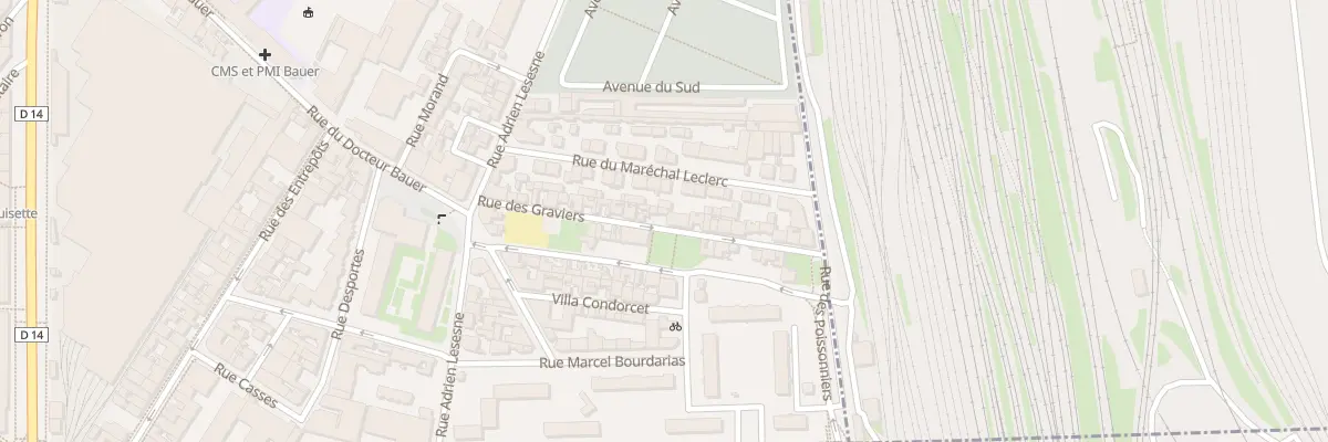 Plan du 27 Rue des Graviers à Saint-Ouen-sur-Seine