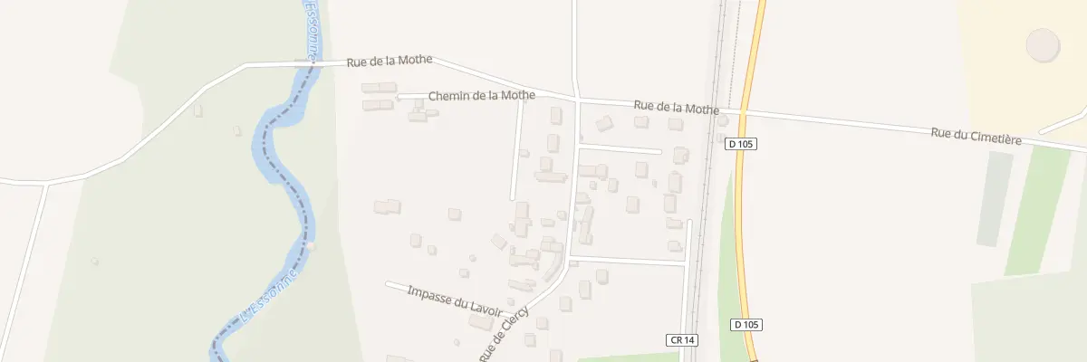 Plan du 8 Rue de Clercy à Guigneville-sur-Essonne