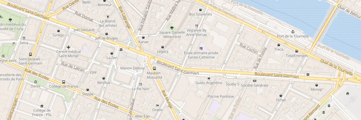 Plan du 48 Bd Saint-Germain à Paris 5e Arrondissement