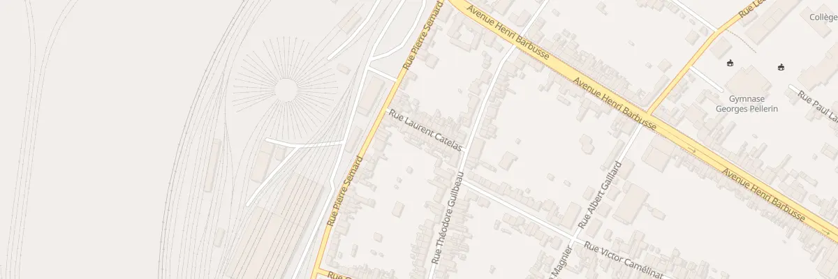 Plan du 10 Rue Laurent Catelas à Longueau