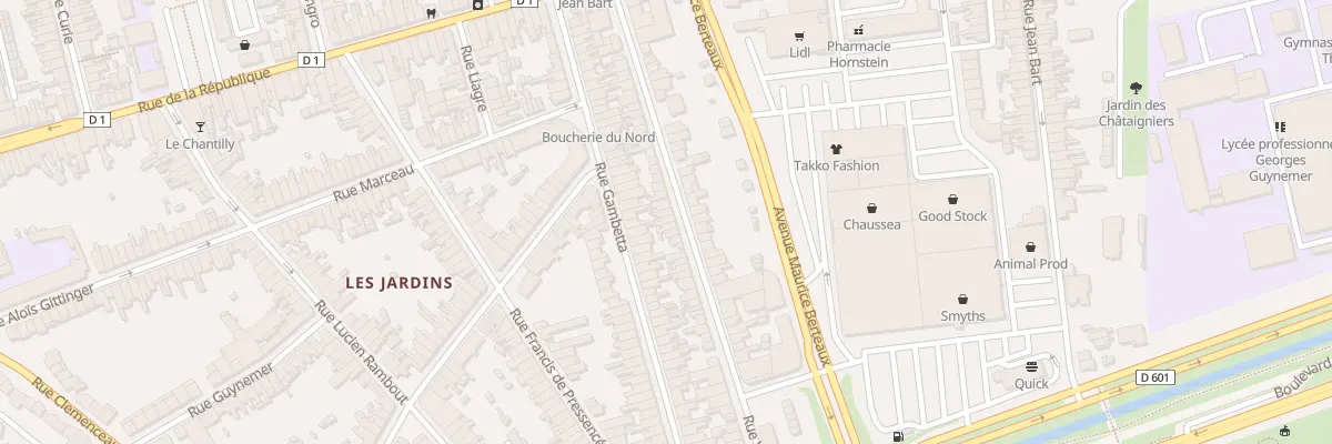 Plan du 50 Rue Vauban Saint Pol à Dunkerque