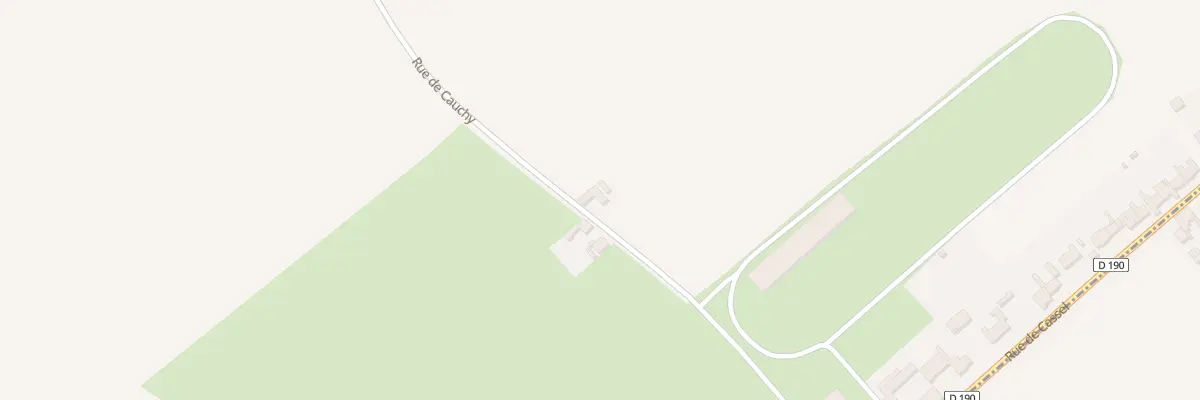 Plan du 1 Rue de Cauchy à Wardrecques