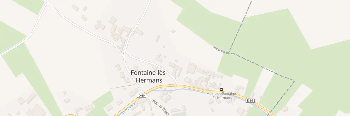 Plan du 2B Rue de la Cressonniere à Fontaine-lès-Hermans