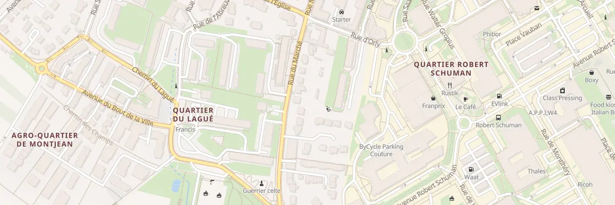 Plan du 11 Rue du Marché à Rungis