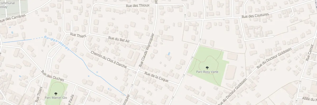 Plan du 24 Rue Claude Warocquier à Écouen
