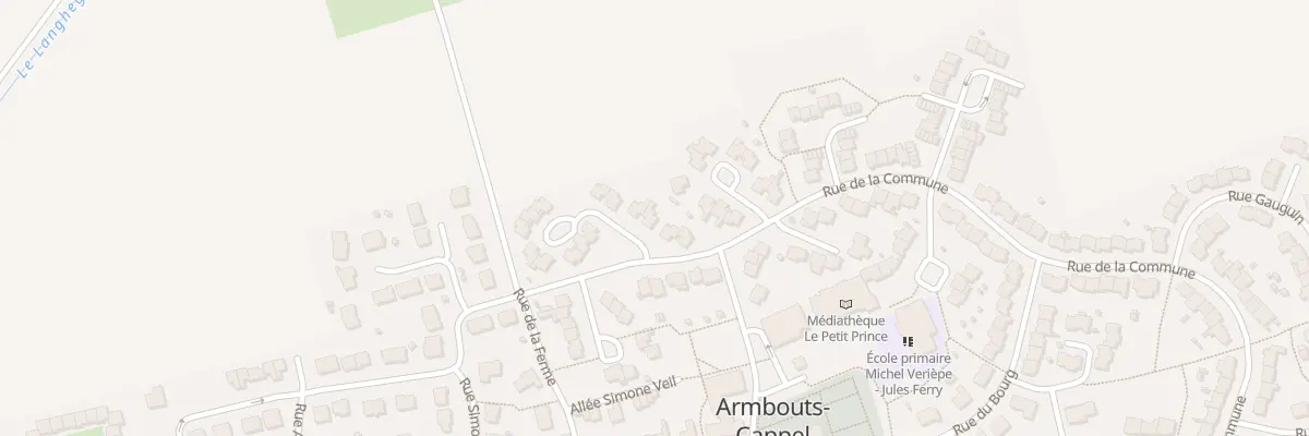Plan du 3 Sq Louis Jouvet à Armbouts-Cappel