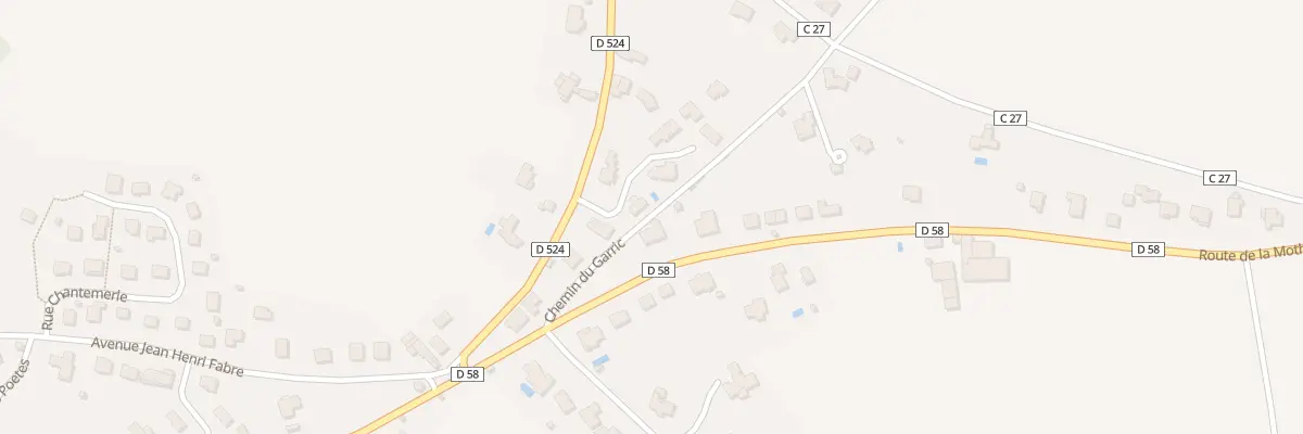 Plan du 7 Rte de la Mothe à Naucelle