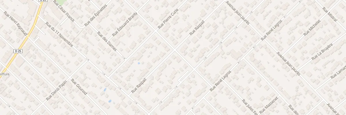 Plan du 24 Rue Raspail à Savigny-sur-Orge