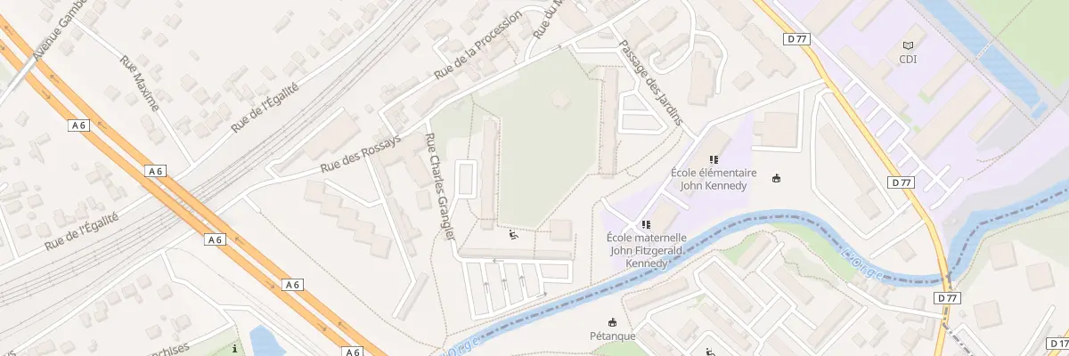 Plan du 25 Rue des Rossays à Savigny-sur-Orge