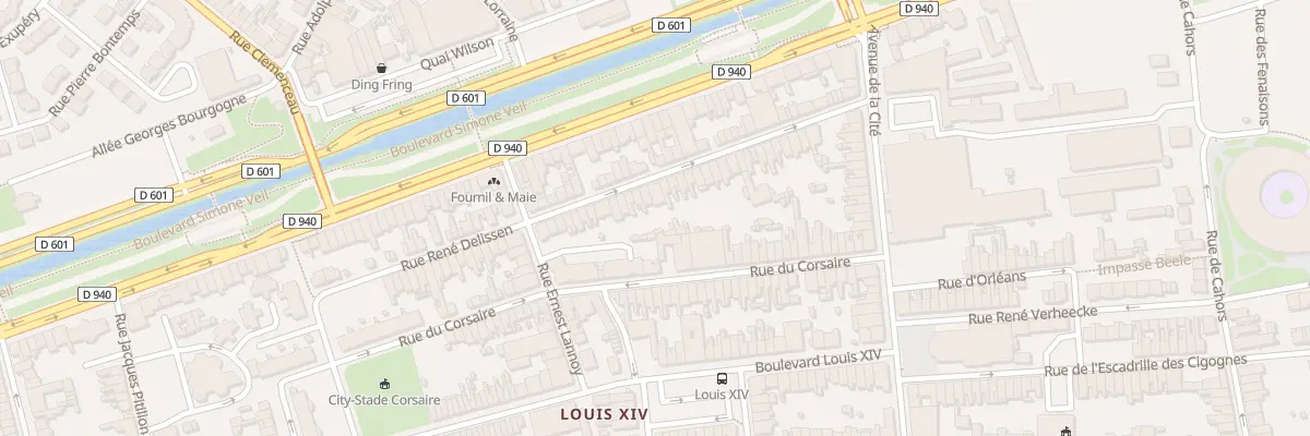 Plan du 41 Rue René Delissen à Dunkerque