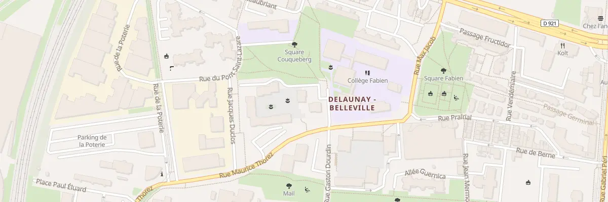 Plan du 24 Rue Maurice Thorez à Saint-Denis