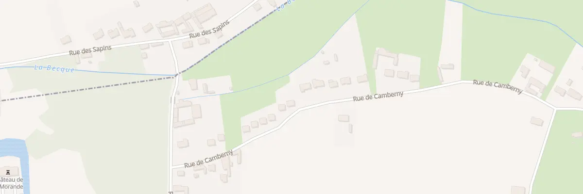Plan du 207 Rue de Camberny à Roquetoire