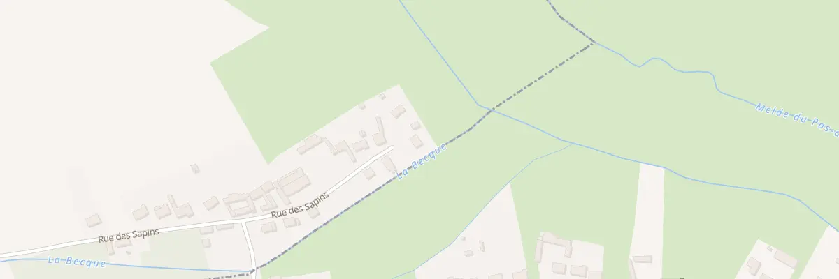 Plan du 65 Rue des Sapins à Quiestède