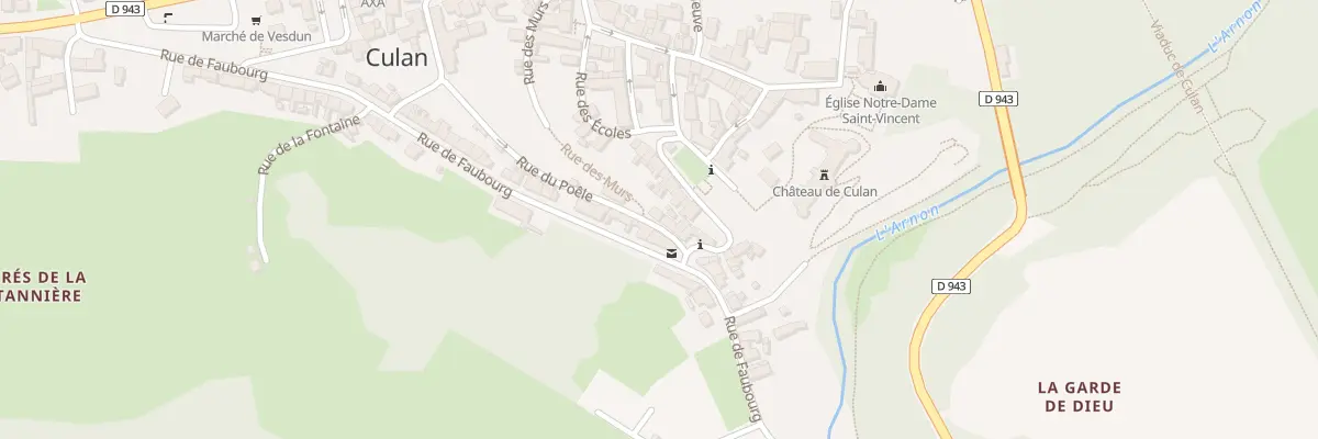 Plan du 4 Rue du Poêle à Culan