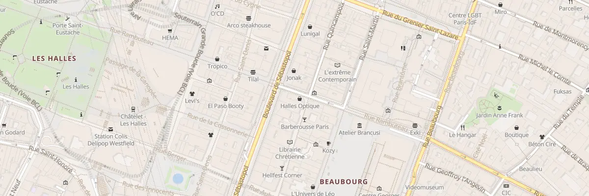 Plan du 67 Rue Rambuteau à Paris 4e Arrondissement