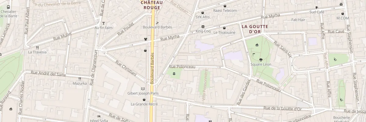 Plan du 52 Rue Polonceau à Paris 18e Arrondissement