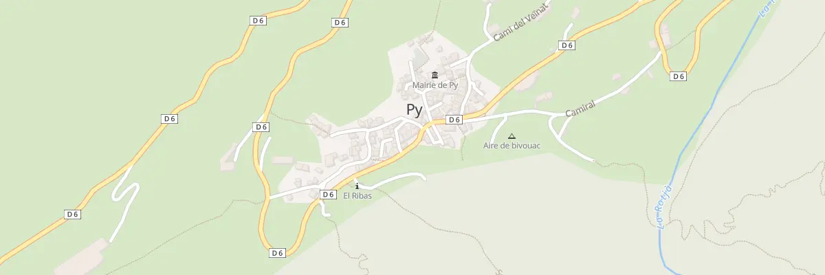 Plan du 28 Cae Major à Py
