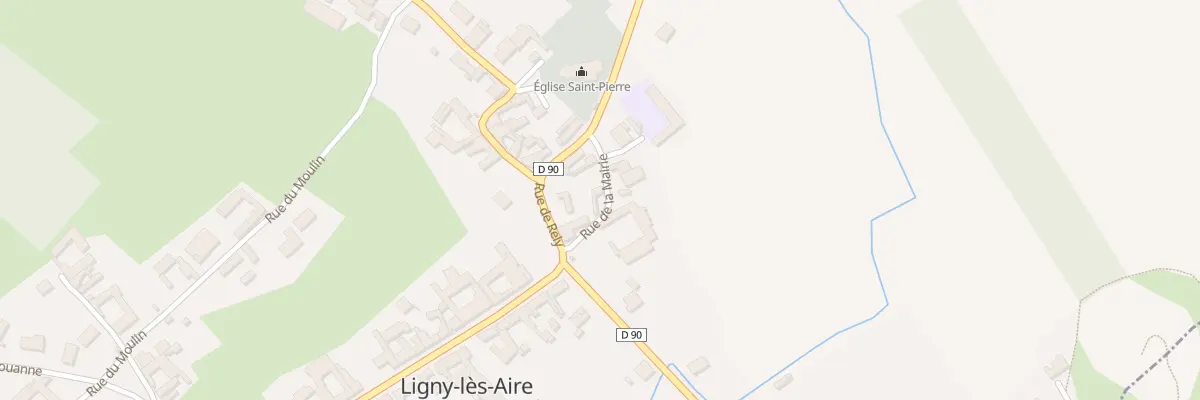 Plan du 3 Rue de la Mairie à Ligny-lès-Aire