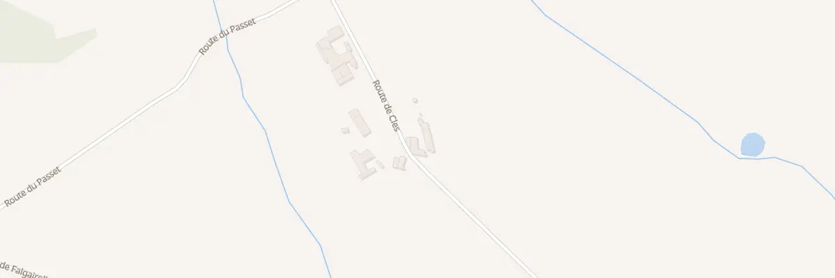 Plan du 293 Rte de Cles à Lacapelle-Pinet