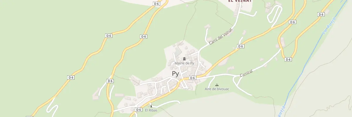 Plan du 2 Camí del Temporalet à Py