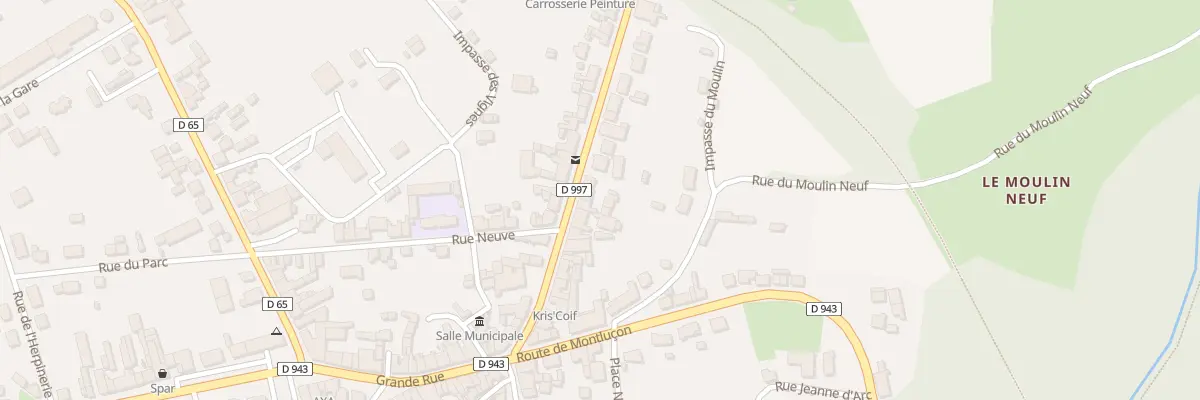 Plan du 24 Rte de Saint-amand à Culan