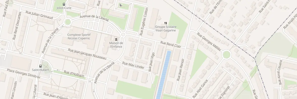 Plan du 2 Rue Jean Vigo à Sainte-Geneviève-des-Bois