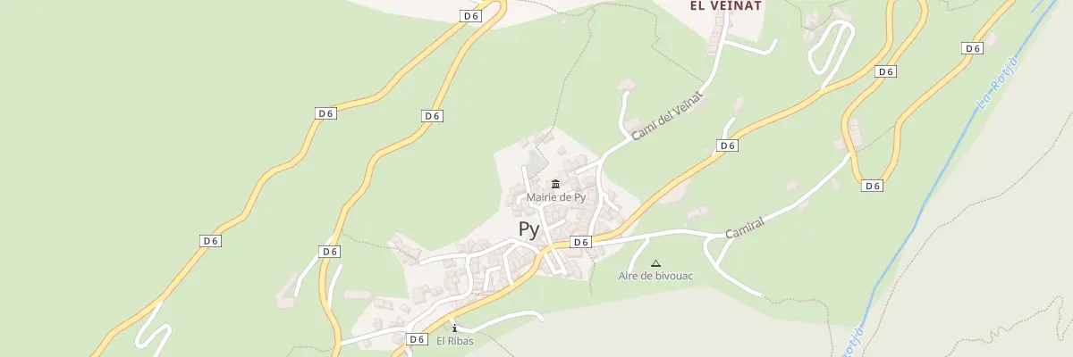 Plan du 4 Camí del Temporalet à Py