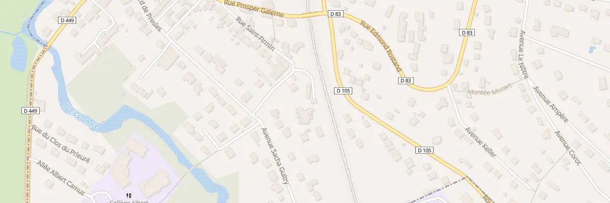 Plan du 1 Rue de la Grille à La Ferté-Alais