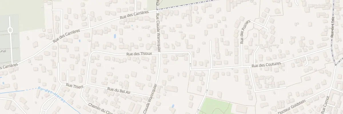 Plan du 2B Rue des Coutures à Groslay